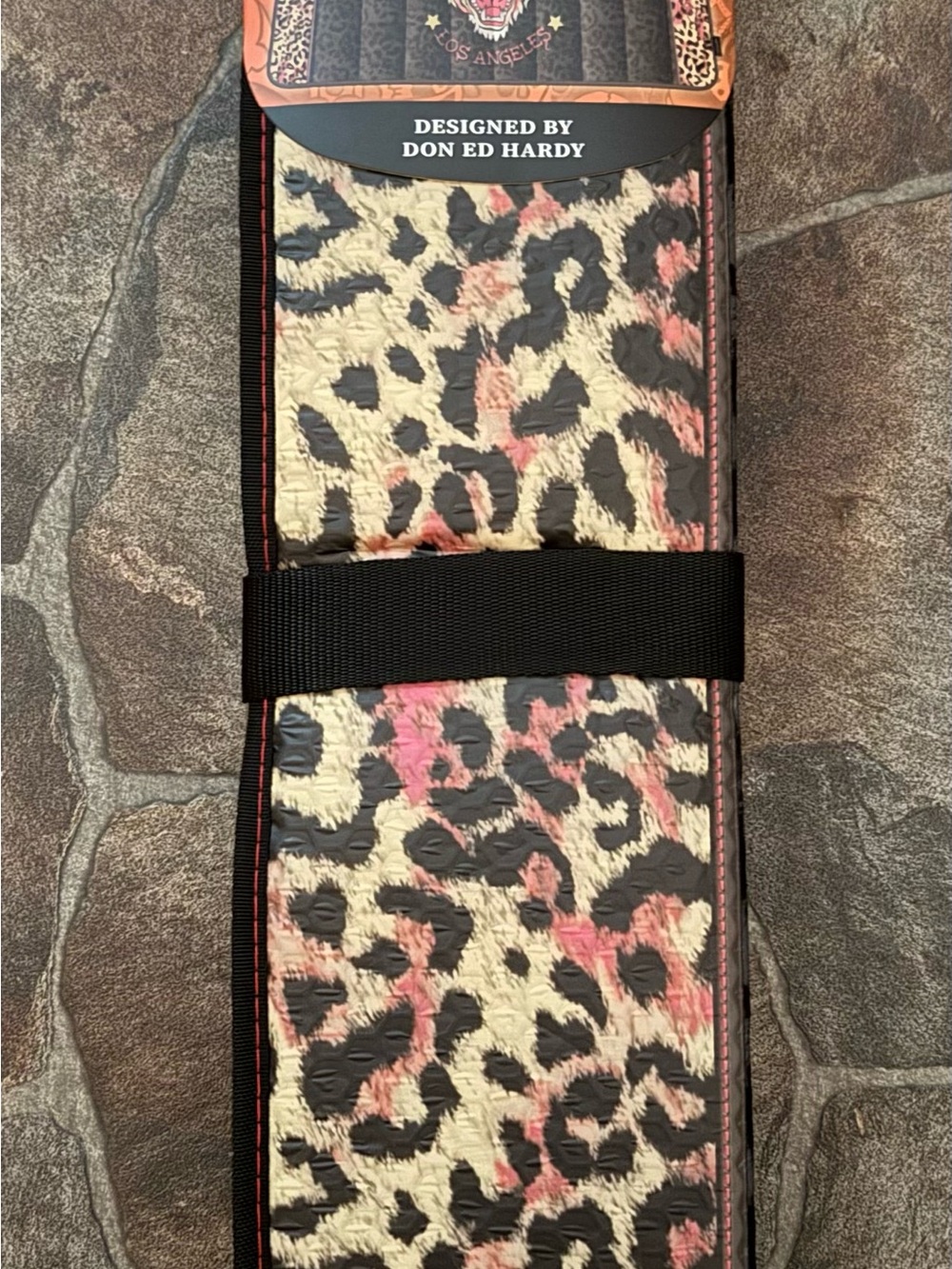 Ed Hardy Leopard print car windshield shade
